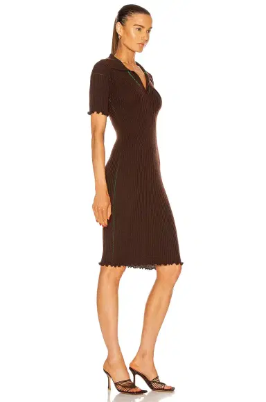 Bottega Veneta Wool Lightweight Rib Dress | Thumbnail 2