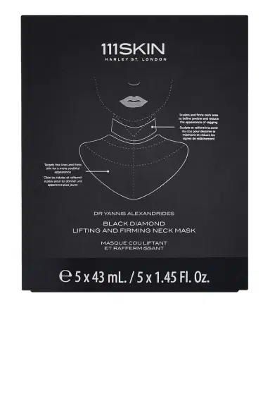 111SKIN Black Diamond Lifting And Firming Neck Mask 5 Pack | Thumbnail 1 111SKIN Black Diamond Lifting And Firming Neck Mask 5 Pack | Thumbnail 1