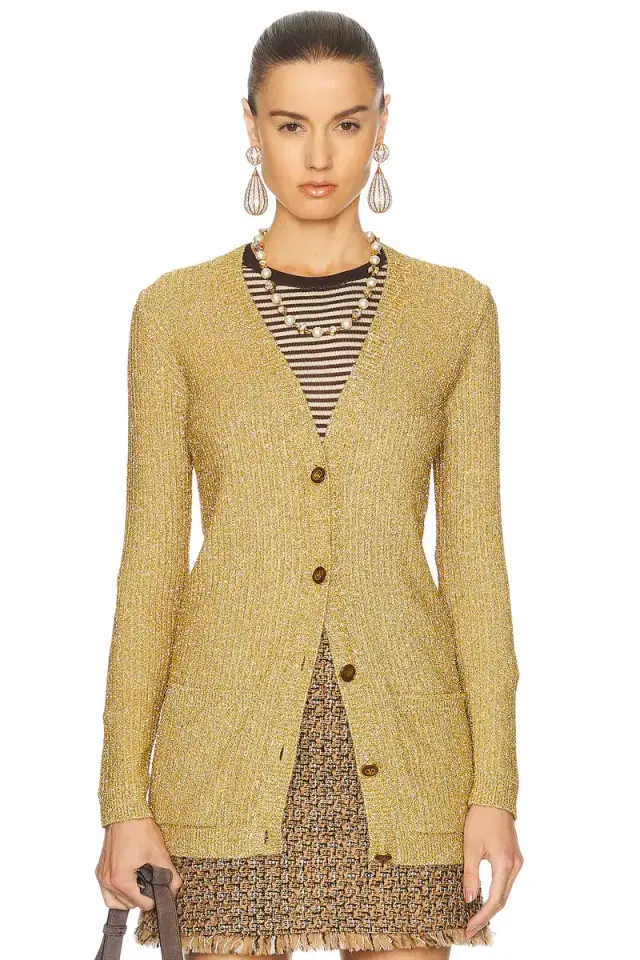 Valentino Lurex Cardigan