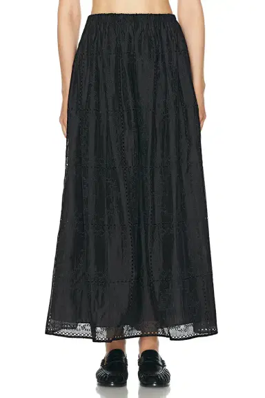 Helsa Handkerchief Midi Skirt | Thumbnail 3