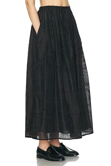 Helsa Handkerchief Midi Skirt | Thumbnail 4