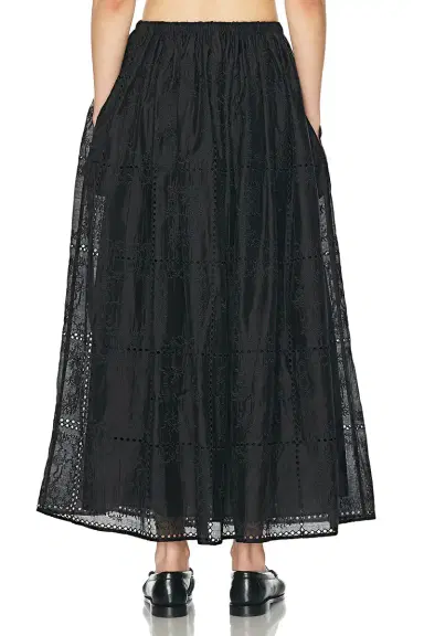 Helsa Handkerchief Midi Skirt | Thumbnail 5