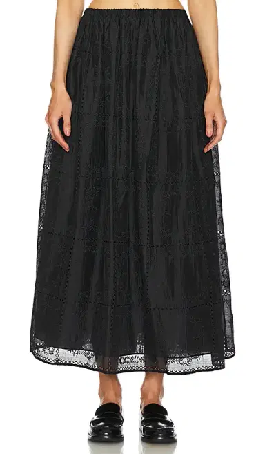 Helsa Handkerchief Midi Skirt | Thumbnail 1
