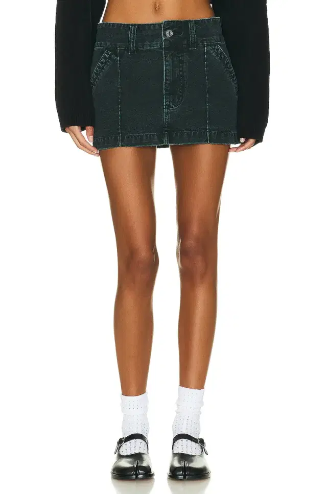 Helsa Workwear Mini Skirt