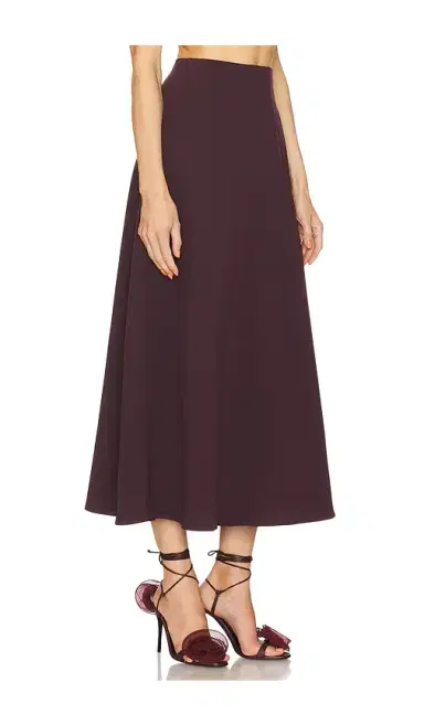 Helsa The Heavy Crepe Midi Skirt | Thumbnail 2 Helsa The Heavy Crepe Midi Skirt | Thumbnail 2