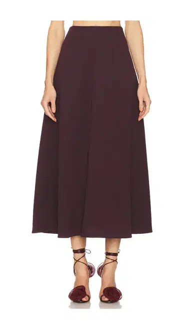 Helsa The Heavy Crepe Midi Skirt | Thumbnail 1 Helsa The Heavy Crepe Midi Skirt | Thumbnail 1