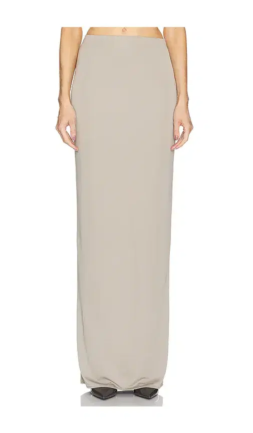 Helsa Matte Jersey Slim Skirt