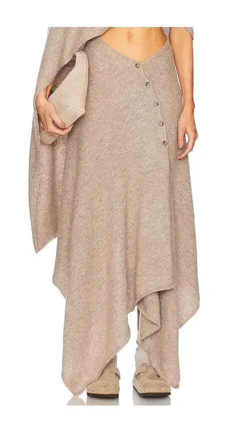 Helsa Lauren Midi Knit Skirt