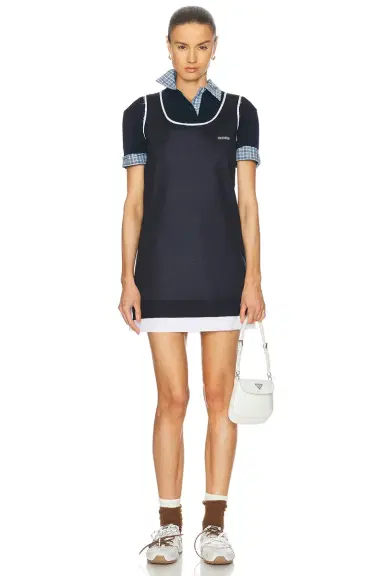 Miu Miu Mini Tank Dress | Thumbnail 5 Miu Miu Mini Tank Dress | Thumbnail 5