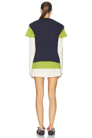 Miu Miu Mini T-Shirt Dress | Thumbnail 4 Miu Miu Mini T-Shirt Dress | Thumbnail 4
