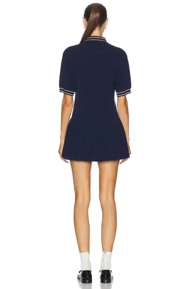 Miu Miu Mini Polo Dress | Thumbnail 4 Miu Miu Mini Polo Dress | Thumbnail 4