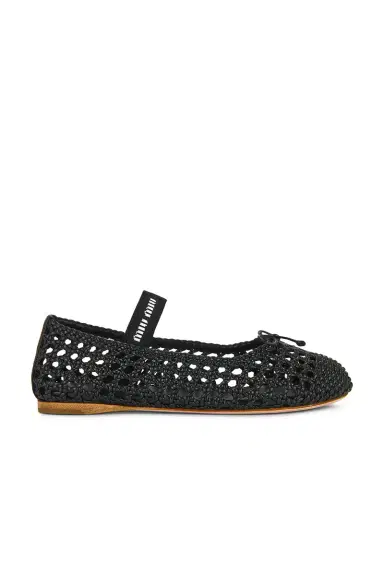 Miu Miu Ballet Flat | Thumbnail 1 Miu Miu Ballet Flat | Thumbnail 1