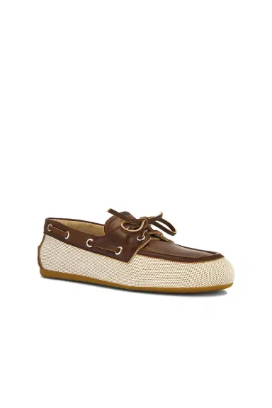 Miu Miu Leather Moccasin | Thumbnail 2 Miu Miu Leather Moccasin | Thumbnail 2