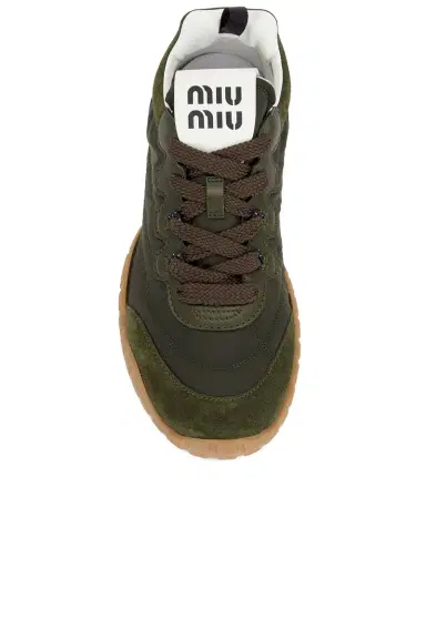 Miu Miu Nylon Sneaker | Thumbnail 4 Miu Miu Nylon Sneaker | Thumbnail 4