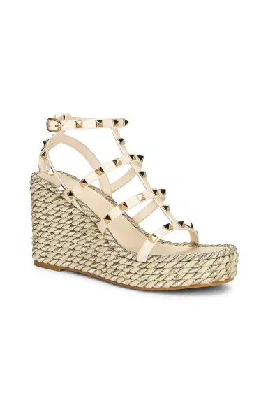 Valentino Garavani Rockstud Torchon Espadrille Wedges | Thumbnail 2 Valentino Garavani Rockstud Torchon Espadrille Wedges | Thumbnail 2
