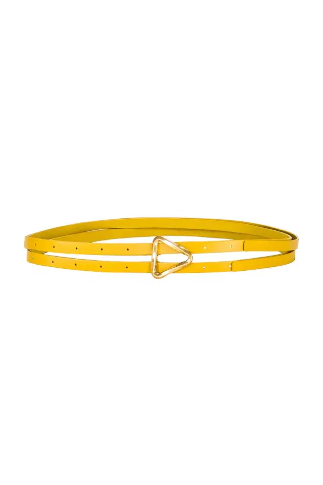Bottega Veneta Triangle Leather Belt