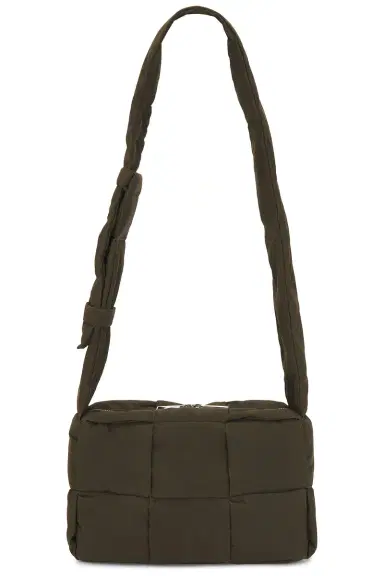 Bottega Veneta Medium Padded Tech Cassette Waxed Canvas | Thumbnail 1 Bottega Veneta Medium Padded Tech Cassette Waxed Canvas | Thumbnail 1