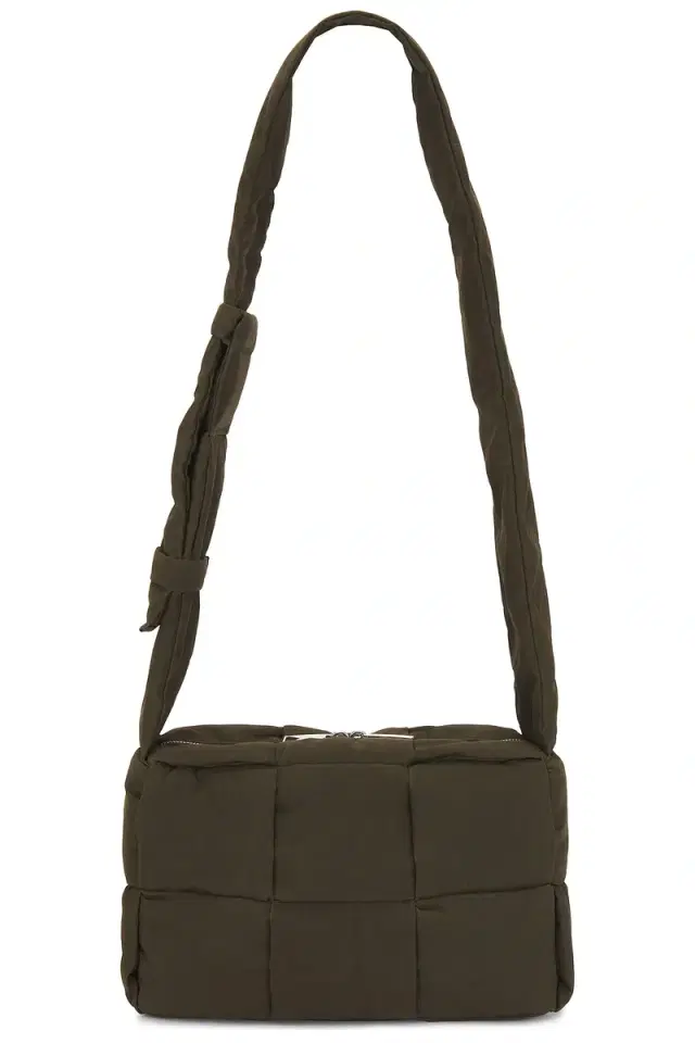 Bottega Veneta Medium Padded Tech Cassette Waxed Canvas