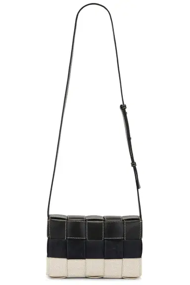Bottega Veneta Cassette Intreccio Stitch Canvas And Suede Bag | Thumbnail 2