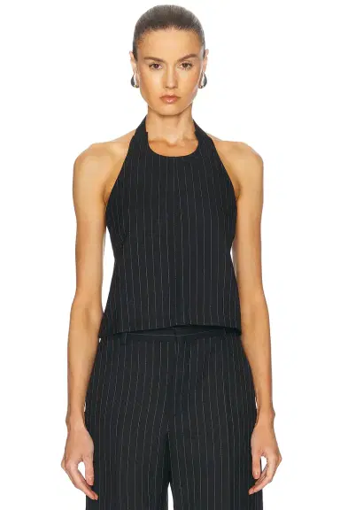 WARDROBE.NYC Backless Halter Top | Thumbnail 1