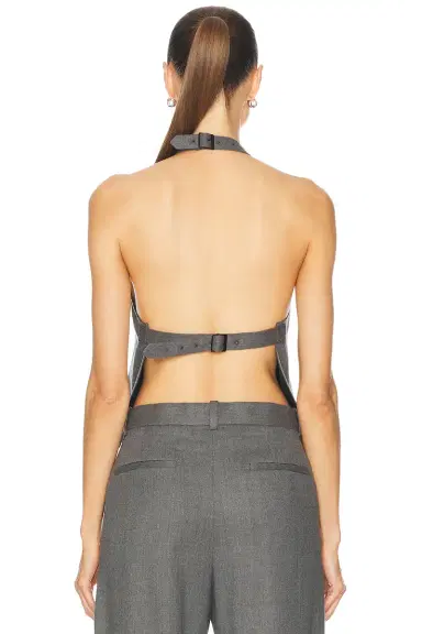WARDROBE.NYC Backless Halter Top | Thumbnail 3