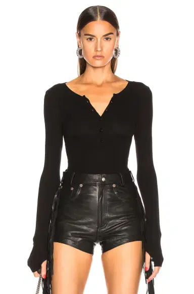 ENZA COSTA for FWRD Silk Rib Henley | Thumbnail 1 ENZA COSTA for FWRD Silk Rib Henley | Thumbnail 1