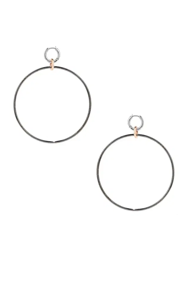 Spinelli Kilcollin Altraire Noir Hoop Earrings