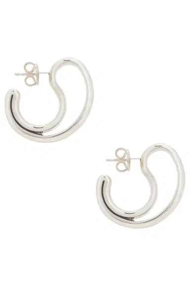 Bottega Veneta Hoop Earrings | Thumbnail 3 Bottega Veneta Hoop Earrings | Thumbnail 3