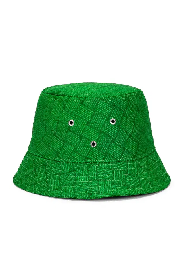 Bottega Veneta Intreccio Jacquard Nylon Bucket Hat