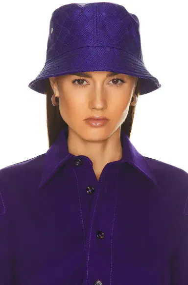 Bottega Veneta Intreccio Jacquard Nylon Hat | Thumbnail 2 Bottega Veneta Intreccio Jacquard Nylon Hat | Thumbnail 2