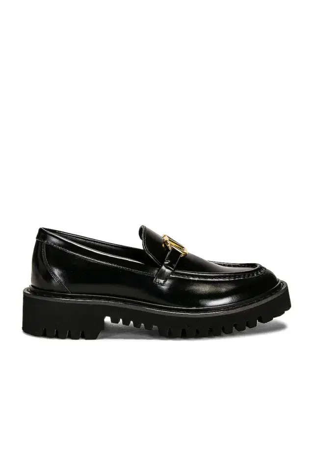 Valentino Garavani Signature V Logo Loafers