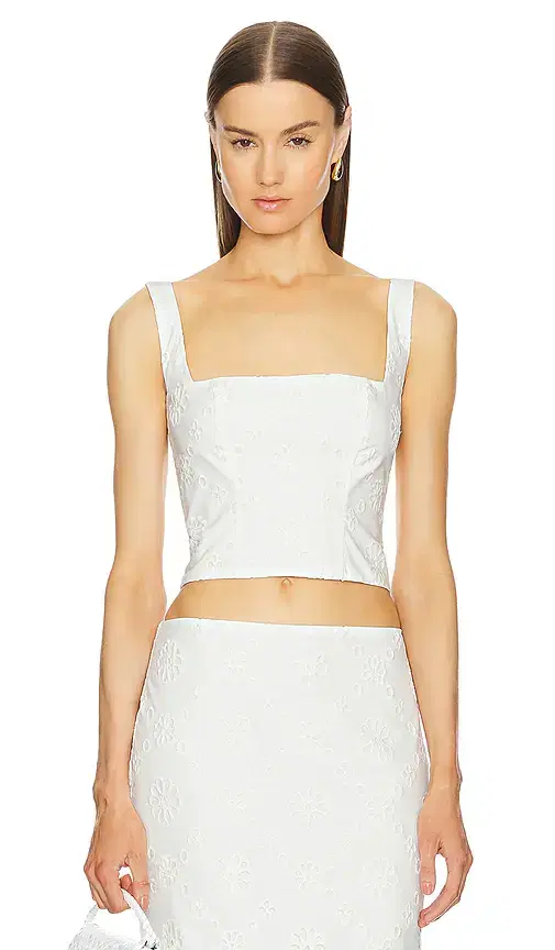 Eyelet Corset Top