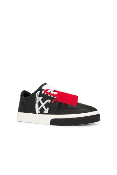 OFF-WHITE New Low Vulcanized Leather Sneaker | Thumbnail 2