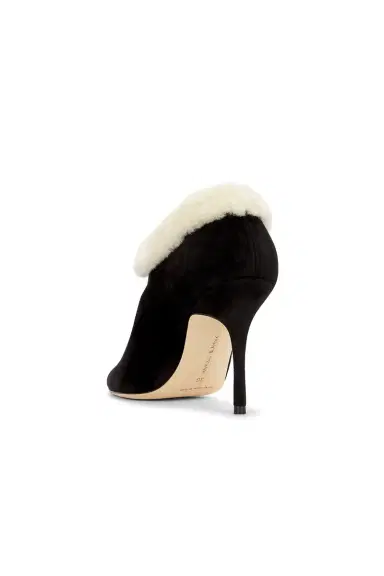 Manolo Blahnik Escaria 90 Suede Boot | Thumbnail 3 Manolo Blahnik Escaria 90 Suede Boot | Thumbnail 3