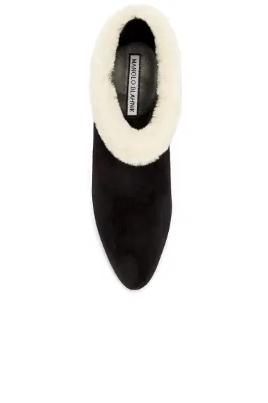 Manolo Blahnik Escaria 90 Suede Boot | Thumbnail 4 Manolo Blahnik Escaria 90 Suede Boot | Thumbnail 4