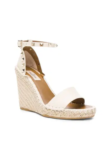Valentino Garavani Leather Rockstud Espadrilles | Thumbnail 2 Valentino Garavani Leather Rockstud Espadrilles | Thumbnail 2