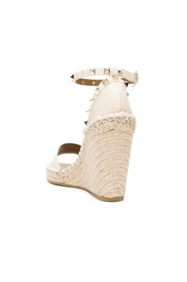Valentino Garavani Leather Rockstud Espadrilles | Thumbnail 3 Valentino Garavani Leather Rockstud Espadrilles | Thumbnail 3