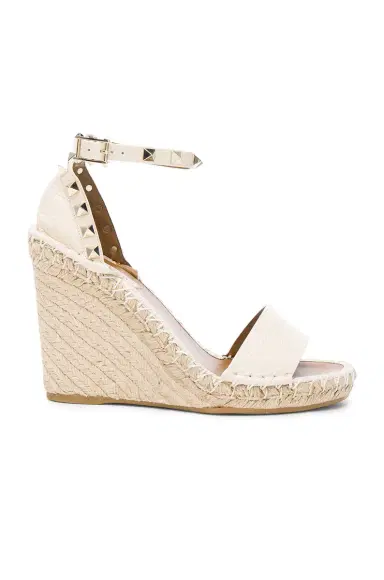 Valentino Garavani Leather Rockstud Espadrilles | Thumbnail 1 Valentino Garavani Leather Rockstud Espadrilles | Thumbnail 1
