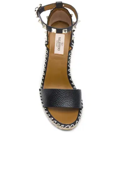 Valentino Garavani Leather Rockstud Espadrilles | Thumbnail 4 Valentino Garavani Leather Rockstud Espadrilles | Thumbnail 4