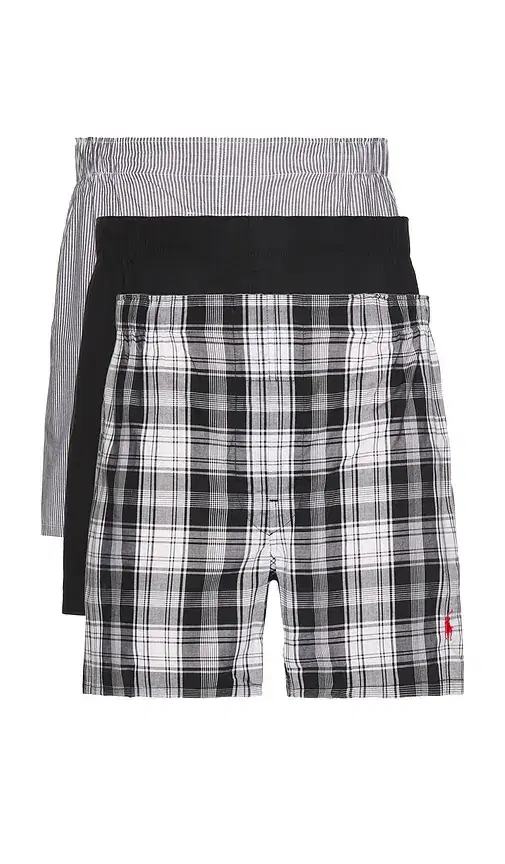 Polo Ralph Lauren Classic Fit Cotton Boxer 3 Pack