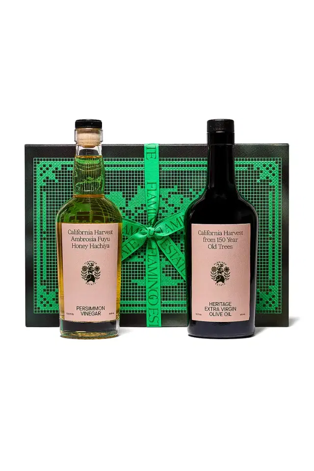 Flamingo Estate Olive Oil & Fuyu Persimmon Vinegar Duo Set