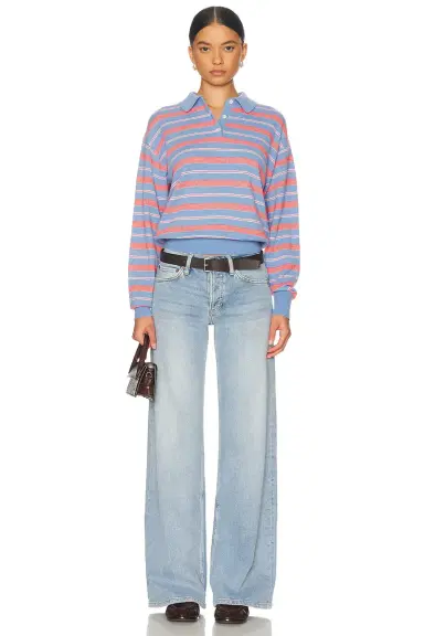 RE/DONE Mid Rise Wide Leg Jeans | Thumbnail 7