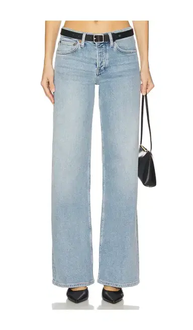 RE/DONE Mid Rise Wide Leg Jeans | Thumbnail 1