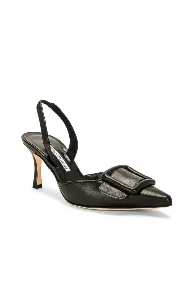 Manolo Blahnik Maysli 70 Nappa Slingback | Thumbnail 2 Manolo Blahnik Maysli 70 Nappa Slingback | Thumbnail 2