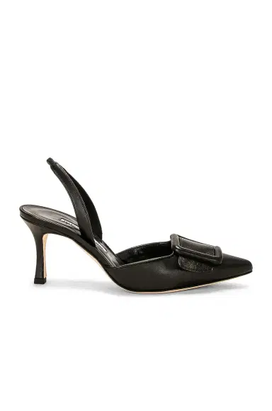 Manolo Blahnik Maysli 70 Nappa Slingback | Thumbnail 1 Manolo Blahnik Maysli 70 Nappa Slingback | Thumbnail 1
