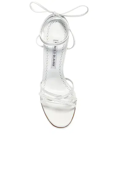 Manolo Blahnik Leva 105 Leather Sandal | Thumbnail 4 Manolo Blahnik Leva 105 Leather Sandal | Thumbnail 4