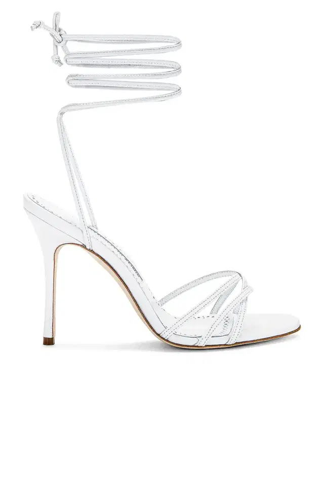 Manolo Blahnik Leva 105 Leather Sandal