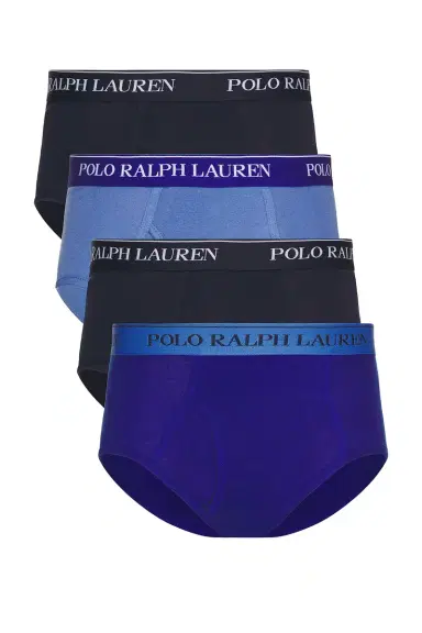 Polo Ralph Lauren Mid Rise Brief 4 Pack | Thumbnail 3