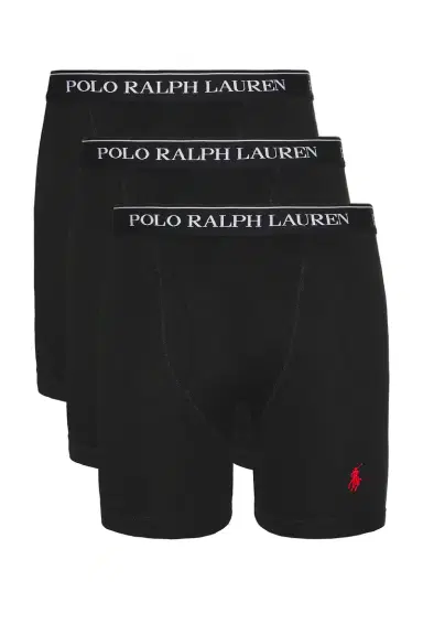 Polo Ralph Lauren Classic Fit Cotton 3 Pack Boxer Brief | Thumbnail 3