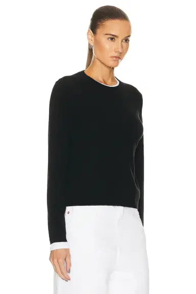 Guest In Residence Shrunken Crew Cashmere Top | Thumbnail 2 Guest In Residence Shrunken Crew Cashmere Top | Thumbnail 2